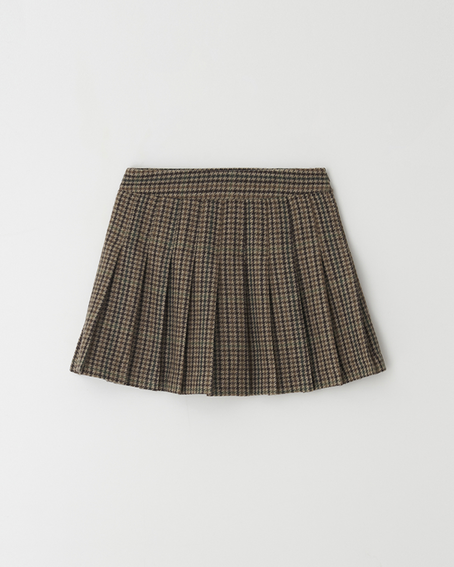 [4TH]Roman pleats skirts(check)